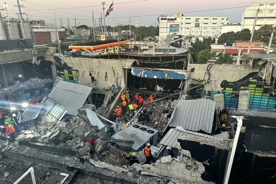 Số người chết trong vụ sập hộp đêm ở CH Dominica tăng lên 124