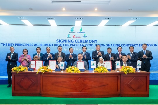 Petrovietnam và Petronas: Gia hạn Hợp đồng phân chia sản phẩm (PSC) Lô PM3 CAA thêm 20 năm
