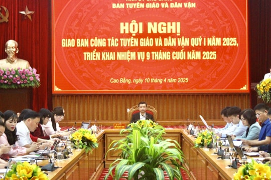 Cao Bằng đẩy mạnh tuyên truyền về sắp xếp bộ máy, chuẩn bị đại hội Đảng