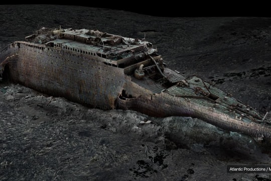 Bản quét 3D hé lộ những giây phút cuối của con tàu Titanic