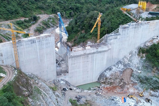 Dự án thủy điện Đăk Mi 1 được thi công lại sau tai nạn lao động