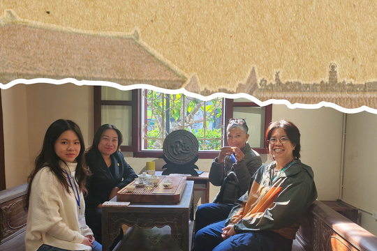 Khi học sinh là cầu nối đưa di sản Việt Nam đến bạn bè quốc tế