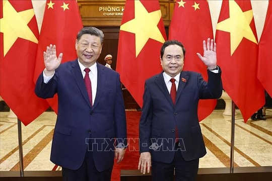 Chủ tịch Quốc hội Trần Thanh Mẫn hội kiến Tổng Bí thư, Chủ tịch nước Trung Quốc Tập Cận Bình