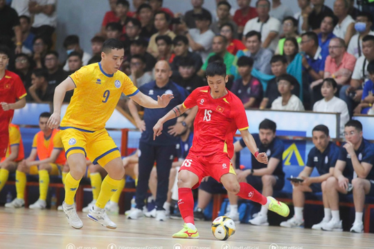 Hoà Kazakhstan, đội tuyển futsal Việt Nam kết thúc tháng 4/2025 hoàn hảo
