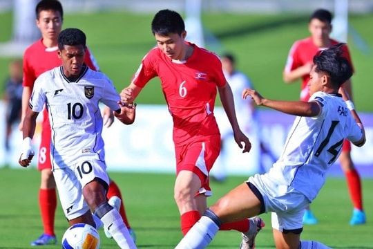 U17 Indonesia thua sốc Triều Tiên, Hàn Quốc thắng nghẹt thở Tajikistan ở tứ kết