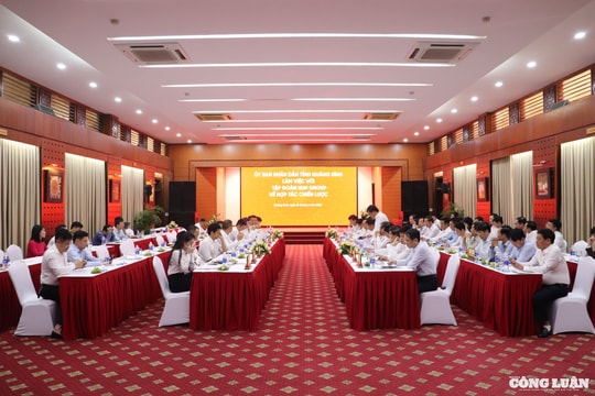 Quảng Bình hợp tác cùng Sun Group khai phá tiềm năng du lịch quốc tế