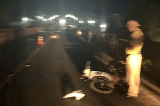 Gia Lai: Ma men điều khiển xe máy gây tai nạn khiến 1 người tử vong