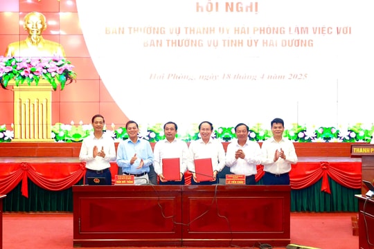 Hải Phòng - Hải Dương cơ bản thống nhất thông qua Kế hoạch xây dựng và triển khai Đề án hợp nhất hai địa phương