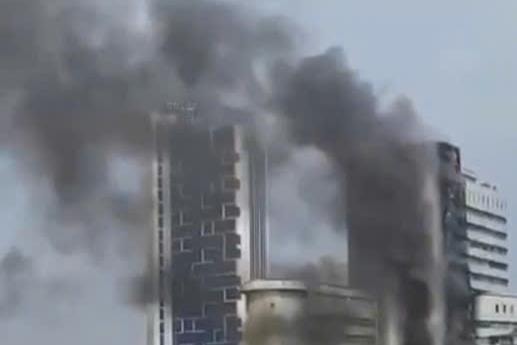 Hà Nội: Cháy lớn tại toà nhà 18 tầng ở đường Thái Hà