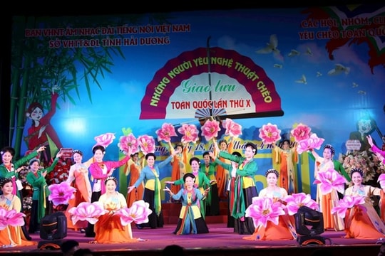 Giao lưu những người yêu nghệ thuật chèo 2025