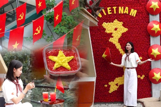 Tìm đến quán nhỏ nơi khoác lên mình màu cờ Tổ quốc