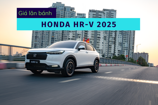 Bảng giá lăn bánh Honda HR-V phiên bản mới tháng 4/2025