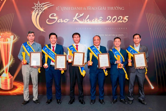 6 Hệ thống công nghệ/Sản phẩm dịch vụ Agribank xuất sắc được công nhận “Giải thưởng Sao Khuê 2025”