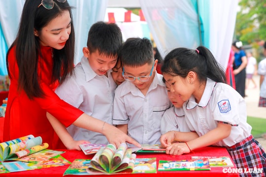 Hà Nội: Học sinh hào hứng tham gia ngày hội văn hóa đọc sách