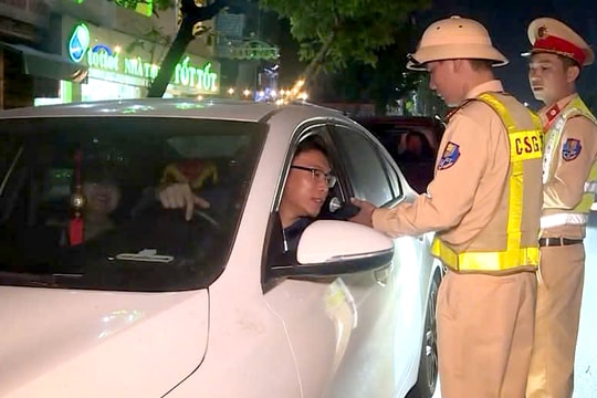 Thanh Hoá: Xử lý vi phạm nồng độ cồn, phạt tiền hơn 7 tỷ đồng