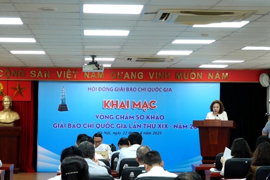 1905 tác phẩm đủ điều kiện tham gia Vòng sơ khảo Giải Báo chí Quốc gia lần thứ XIX-2024