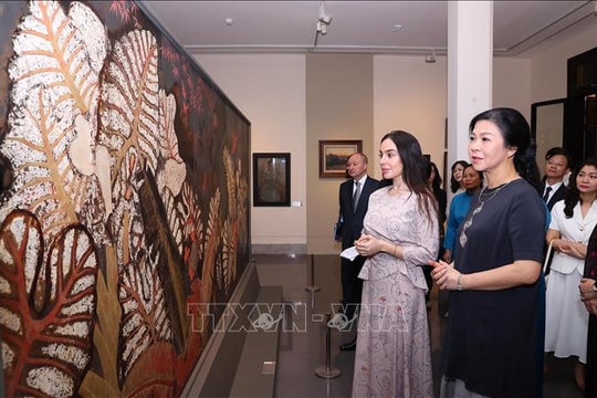 Phu nhân Tổng Bí thư Tô Lâm tiếp Phó Chủ tịch Quỹ Heydar Aliyev