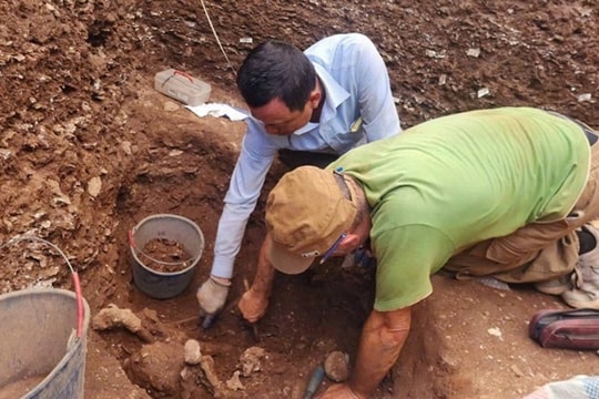 Phát hiện 9 bộ di cốt tại di chỉ khảo cổ Quỳnh Văn, Nghệ An