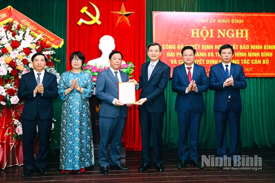 Hợp nhất Báo Ninh Bình và Đài Phát thanh và Truyền hình tỉnh Ninh Bình