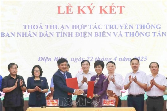 Điện Biên và Thông tấn xã Việt Nam tăng cường hợp tác truyền thông giai đoạn 2025-2029