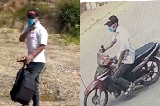 Đặc điểm nhận dạng ban đầu của đối tượng cầm dao cướp ngân hàng tại huyện Chương Mỹ