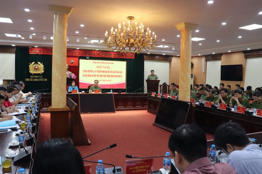Công an TP. Hà Nội: Tổ chức hội nghị lấy ý kiến các dự án luật do Bộ Công an soạn thảo