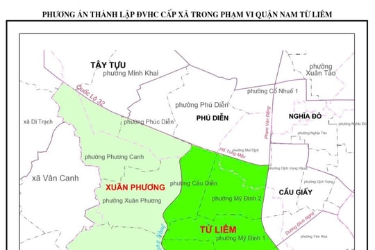 Một quận nội thành phía tây Hà Nội thông qua chủ trương sắp xếp các phường mới