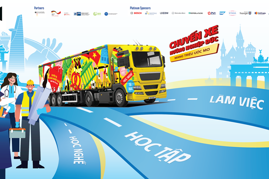 Đại sứ quán Đức khởi động sự kiện Chuyến xe hướng nghiệp xuyên Việt