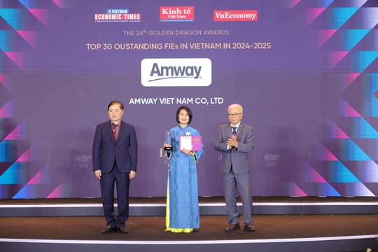 Amway Việt Nam vinh dự là doanh nghiệp FDI xuất sắc về dinh dưỡng và chăm sóc sức khỏe chủ động