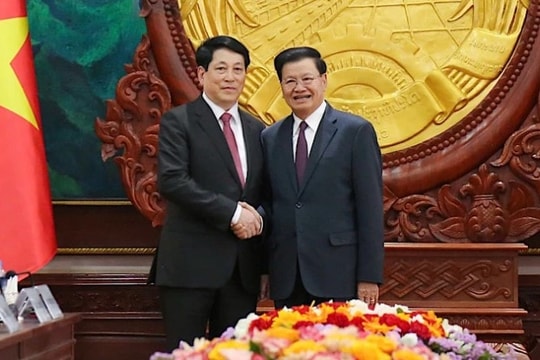 Chuyến thăm của Chủ tịch nước Lương Cường truyền thông điệp mạnh mẽ về giá trị trường tồn của quan hệ Việt Nam - Lào