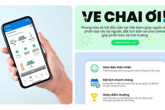 TP.HCM: Ra mắt ứng dụng phân loại và thu gom rác tái chế