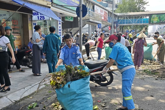 Tăng cường công tác đảm bảo vệ sinh môi trường tại Thủ đô