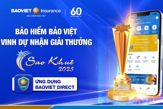 Baoviet Direct xuất sắc giành Giải thưởng Sao Khuê 2025