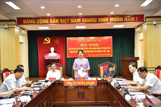 Tuyên Quang và Hà Giang, Bình Định và Gia Lai thống nhất đề án sáp nhập đơn vị hành chính