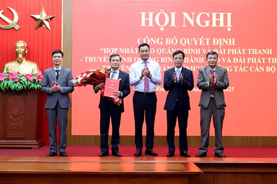 Hợp nhất Báo Quảng Bình và Đài Phát thanh-Truyền hình Quảng Bình