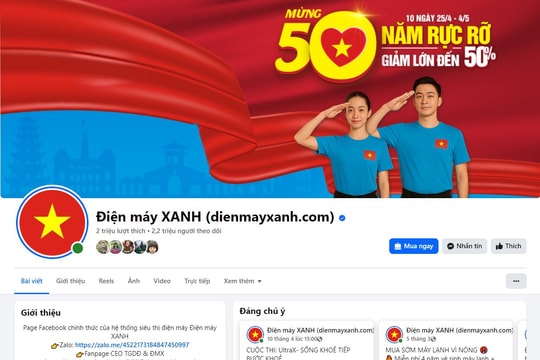 Nhiều thương hiệu lớn nô nức đổi giao diện thể hiện lòng yêu nước dịp 30/4