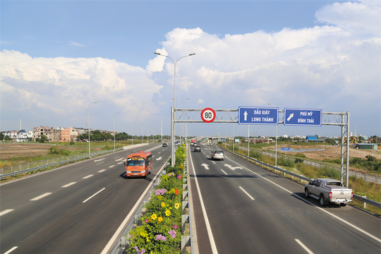 VEC thực hiện Dự án mở rộng đoạn cao tốc TP HCM - Long Thành