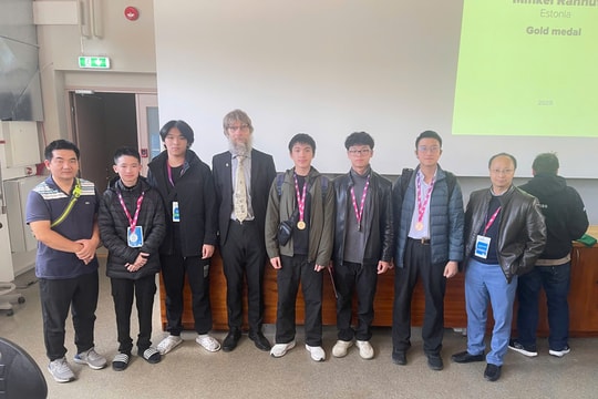 Việt Nam giành 4 huy chương tại Olympic Vật lý Bắc Âu - Baltic 2025