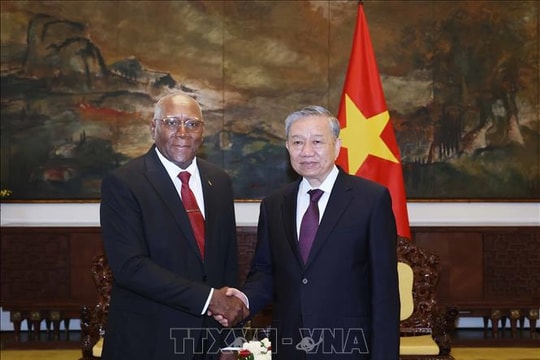 Tổng Bí thư Tô Lâm hội kiến Ủy viên Bộ Chính trị, Phó Chủ tịch nước Cuba