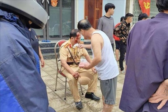 Cao Bằng: Tạm giữ đối tượng đâm xe gây trọng thương CSGT