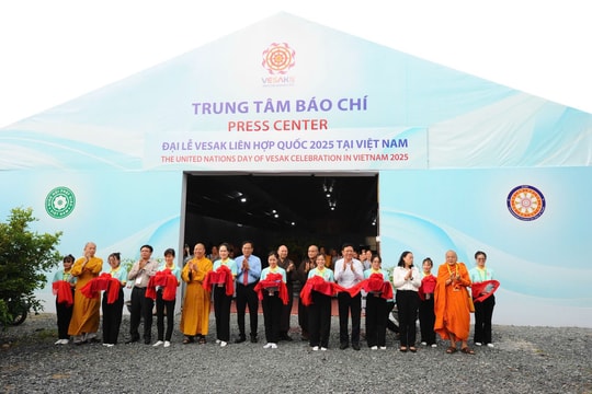 Khánh thành Trung tâm Báo chí phục vụ Đại lễ Vesak Liên Hợp Quốc 2025
