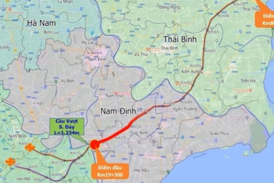 Chốt nhà thầu xây dựng cao tốc Nam Định - Thái Bình