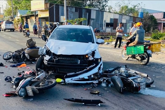 Nam Định: Xảy ra 10 vụ tai nạn giao thông, trừ điểm 19 giấy phép lái xe trong 5 ngày nghỉ lễ