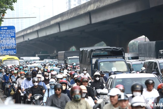 Hà Nội: Nhiều tuyến đường ùn tắc trong ngày đầu đi làm sau kỳ nghỉ lễ