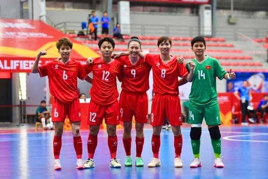 Đội tuyển futsal nữ Việt Nam quyết tâm giành vé dự World Cup lịch sử