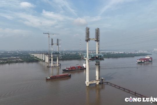 Thi công trở lại cầu Phước Khánh trên cao tốc Bến Lức - Long Thành