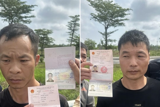 Bắt giữ 02 đối tượng người Trung Quốc đang bỏ trốn sau khi gây án