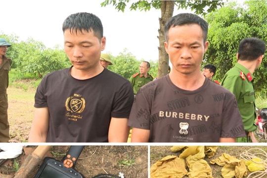 Tạm giữ 2 đối tượng người Trung Quốc để điều tra hành vi trộm mộ