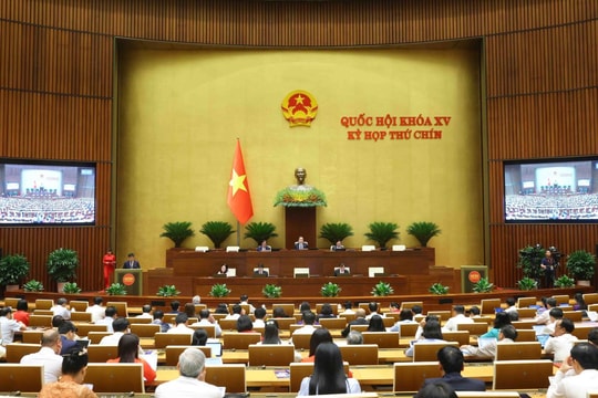 Ngày 9/5, Quốc hội thảo luận về Luật Thuế tiêu thụ đặc biệt, Luật Doanh nghiệp, Luật Quy hoạch