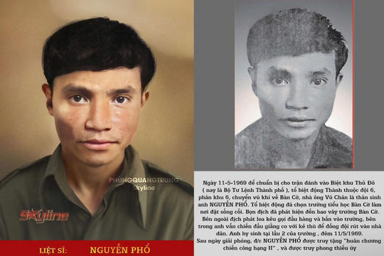 Người trẻ và hành trình đánh thức ký ức từ những bức ảnh liệt sĩ